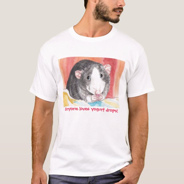 T-shirt Chemise de baisse de yaourt (Devant)