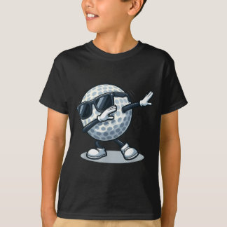 T-shirt Chemise de balle de golf Dabbing drôle garçons hom