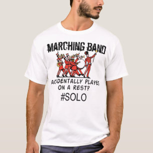 T-shirt Chemise de bande marching amusante - Cadeau de ban