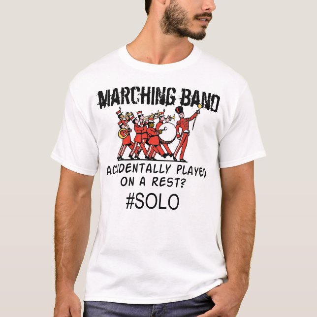 T-shirt Chemise de bande marching amusante - Cadeau de ban (Devant)