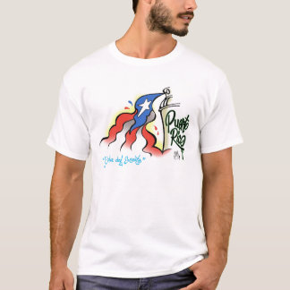 T-shirt Chemise de bandera de bonita de Sabor Boricua "MI"
