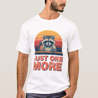 T-shirt Chemise de barman avec un raton laveur Just One Mo