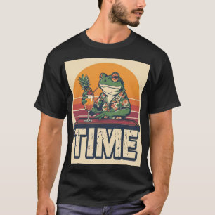 T-shirt Chemise de barman grenouille Tiki Time