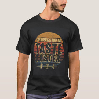 T-shirt Chemise de barman testeur de goût professionnel