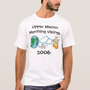 T-shirt Chemise de base de marche de Vikings