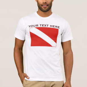 T-shirt Chemise de base de modèle de drapeau de piqué