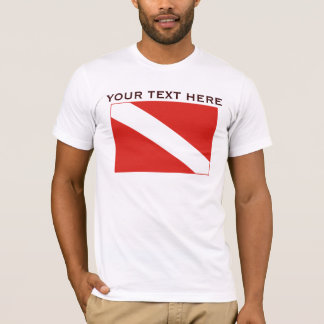 T-shirt Chemise de base de modèle de drapeau de piqué