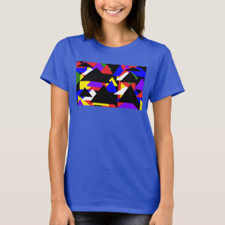 T-shirt Chemise de base multicolore Abstraite
