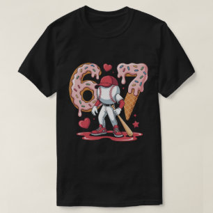 T-shirt Chemise de baseball 67 - Ice Cream Drip 6-7 Jeunes