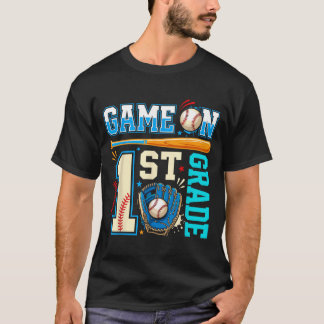 T-shirt Chemise de baseball pour garçons Cool Let's Play p