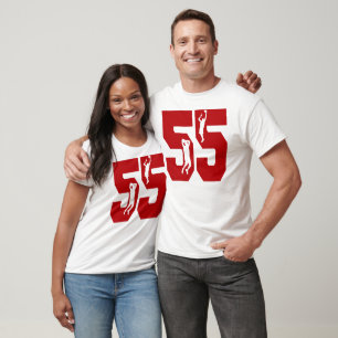 T-shirt Chemise de basket-ball du numéro 55