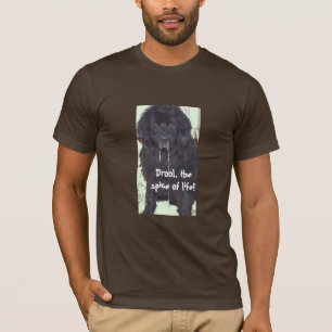 T-shirt Chemise de bave de chien de Terre-Neuve