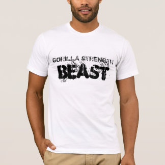 T-SHIRT CHEMISE DE BÊTE DE FORCE DE GORILLE