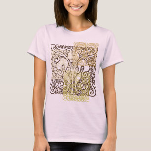 T-shirt Chemise de bloc de brocard