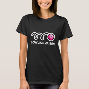 T-shirt Chemise de bowling pour des femmes avec la