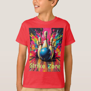T-shirt Chemise de bowling zone de frappe