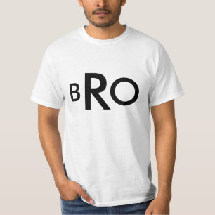 T-shirt Chemise de BRO dans une grande police pour la