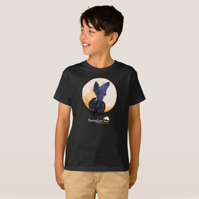 T-shirt Chemise de BunnyLuv Halloween comportant Ethan (Devant entier)