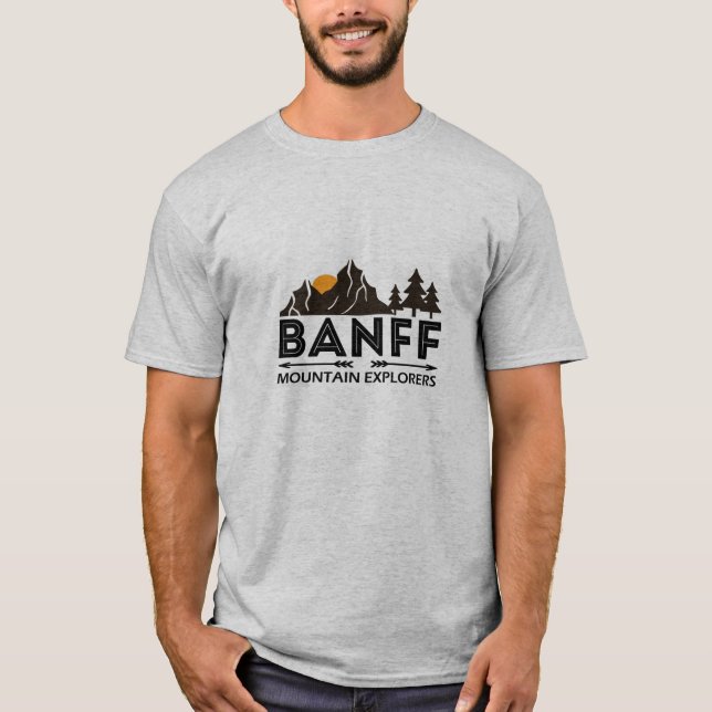 T-shirt Chemise de cadeau du parc national Banff (Devant)