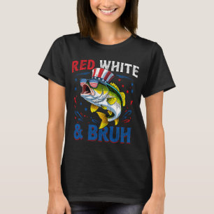T-shirt Chemise de cadeaux de pêche pour garçons Fishsauru