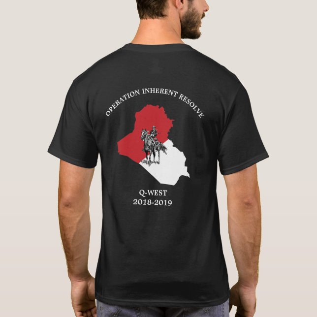 T-shirt Chemise de campagne de la reproduction OIR (Dos)