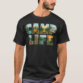 T-shirt Chemise de camping Camp Life