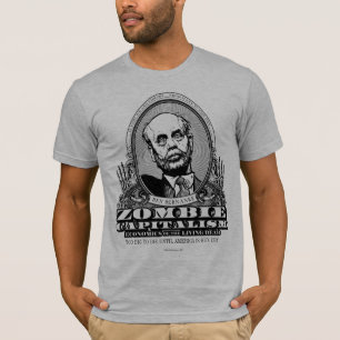 T-shirt Chemise de capitalisme de zombi