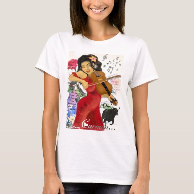 T-shirt Chemise de Carmen (Devant)