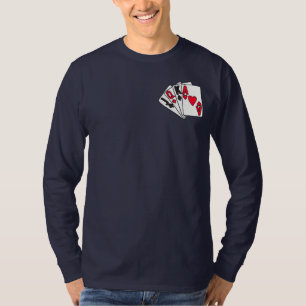 T-shirt Chemise de cartes de jeu de CL