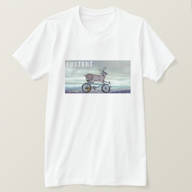 T-shirt Chemise de cerfs communs de Foxtent (Design devant)