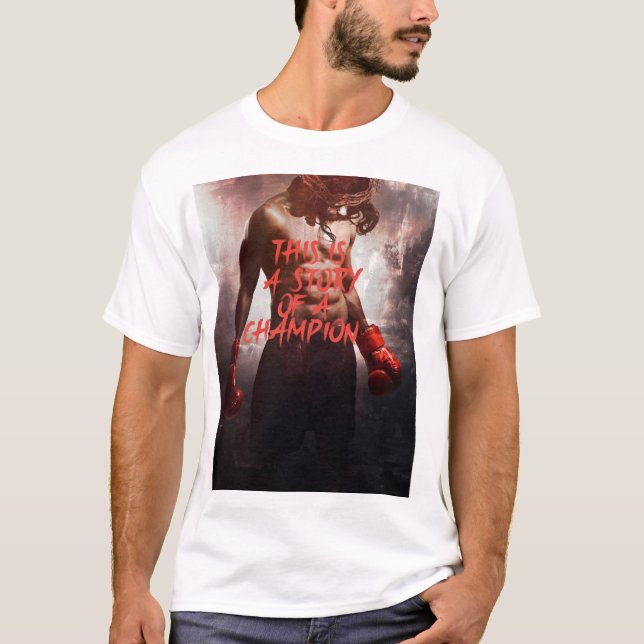 T-shirt Chemise de champion de Jésus (Devant)
