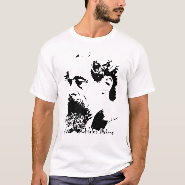 T-shirt Chemise de Charles Dickens (Devant)