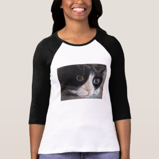 T-shirt Chemise de chat de smoking