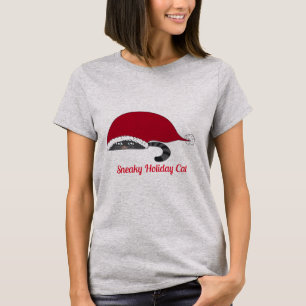 T-shirt Chemise de chat de vacances Sneaky