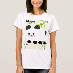 T-shirt Chemise de chat gras biscuit de lune