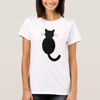 T-shirt Chemise de chat noir