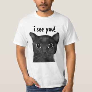T-shirt Chemise de chat noir de Jin-Jin