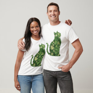 T-shirt Chemise de chat pour la Saint-Patrick, Chat irland