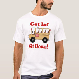 T-shirt Chemise de chauffeur d'autobus scolaire