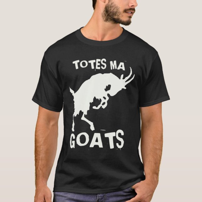 T-shirt Chemise de chèvres de mA d'emballages (Devant)