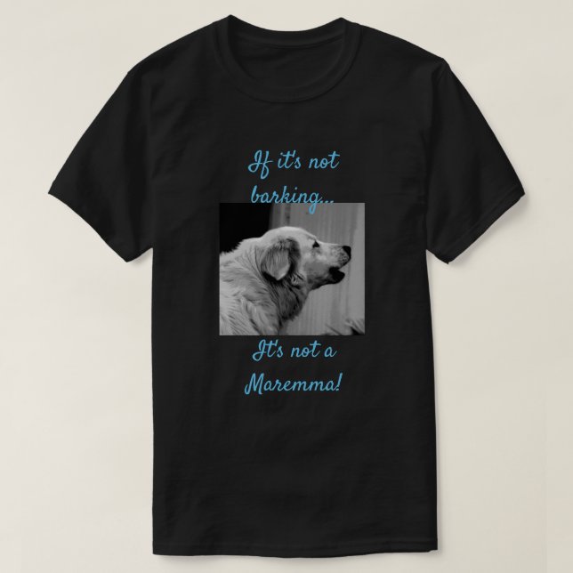 T-shirt Chemise de chien de Maremma (Design devant)