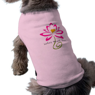 T-shirt Chemise de chien Zen Lotus Heart