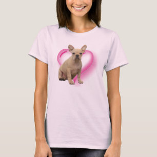 T-shirt Chemise de chiot de bouledogue français