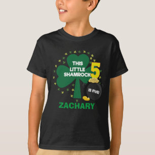 T-shirt Chemise de cinquième anniversaire shamrock irland