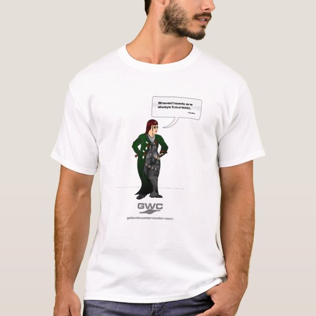 T-shirt Chemise de citation d'Audra : Têtes rasées (Devant)