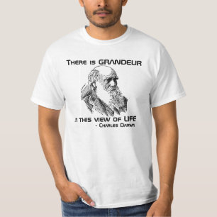 T-shirt Chemise de citation de Charles Darwin de splendeur