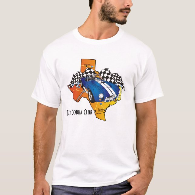 T-shirt Chemise de club de cobra du Texas (Devant)