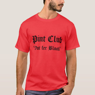 T-shirt Chemise de club de pinte
