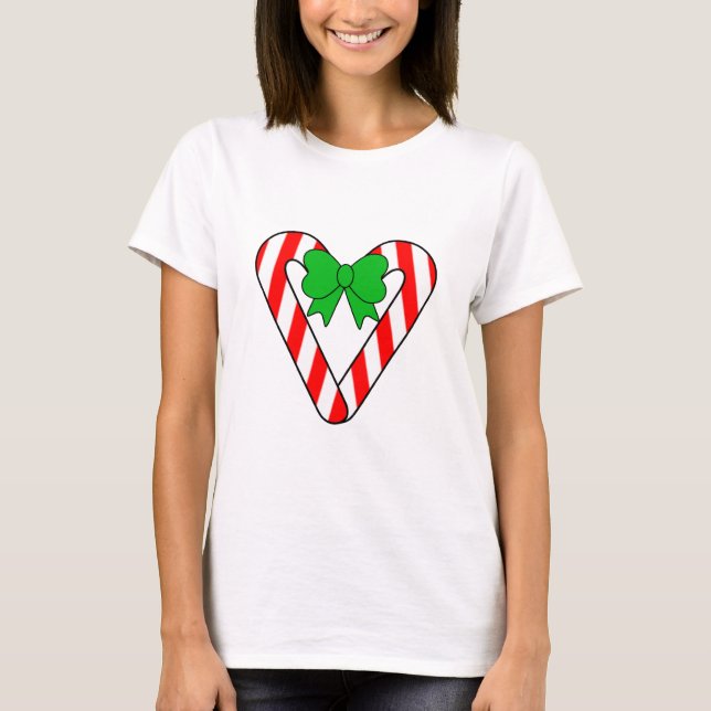 T-shirt Chemise de coeur de sucre de canne (Devant)