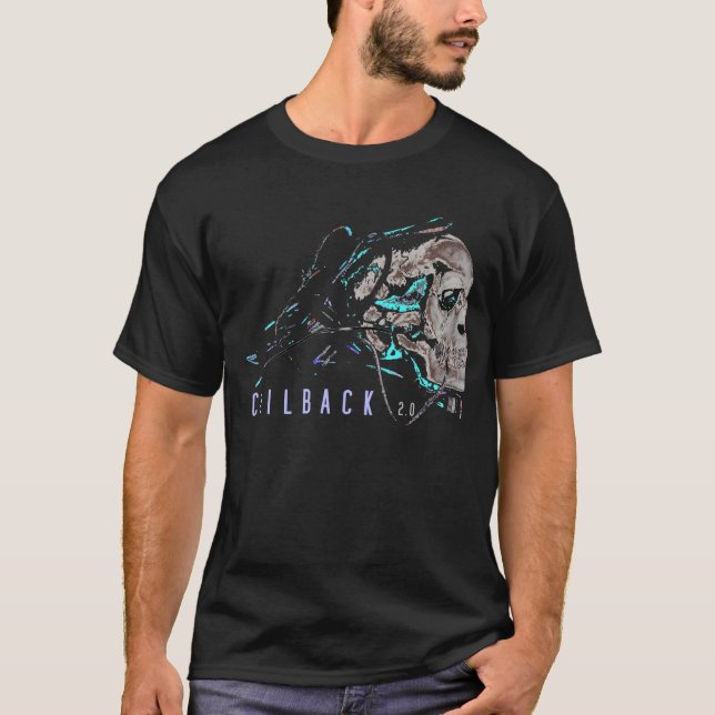 T-shirt Chemise de Coilback 2,0 Cyberskull (Devant)